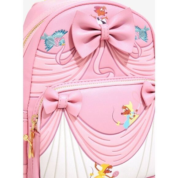 Loungefly Disney Princess Cinderella Pink Dress Mini Backpack main image 4